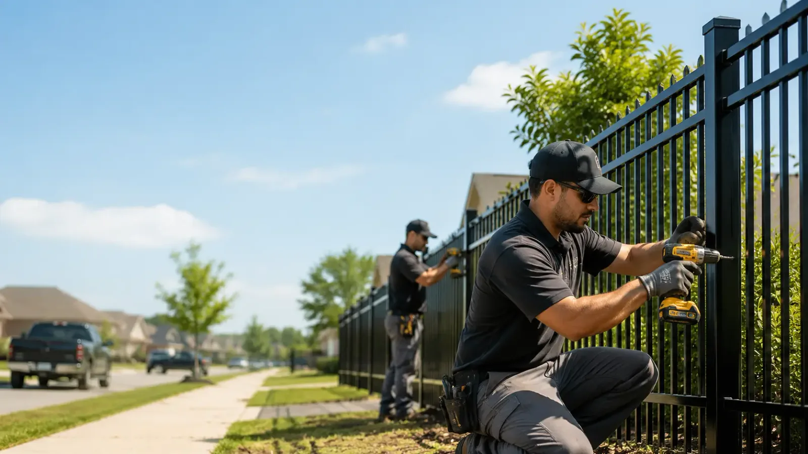 Metal Fence Installation in Soldier, IA